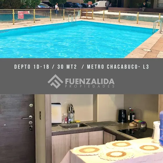 Moderno Depto 1d-1b En Venta Metro Chacabuco (linea 3)