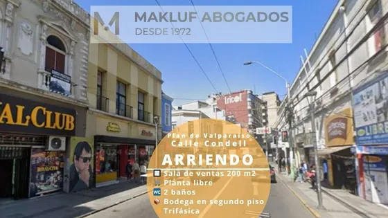 Rebajado!! Local 200 M2 En Arriendo, Calle Condell Cercano