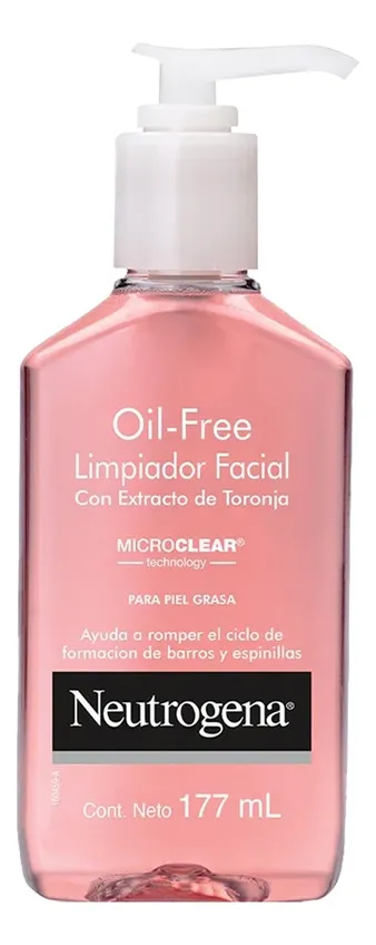 Gel Limpiador Facial Neutrogena Oil Free Toronja 177 Ml