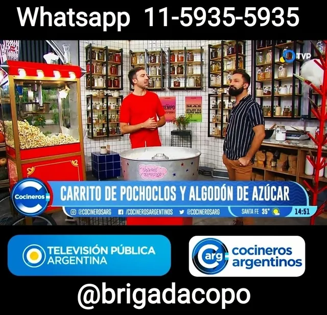 Servicio De Pochoclos Alquiler Pochoclera Carro Pochoclero  