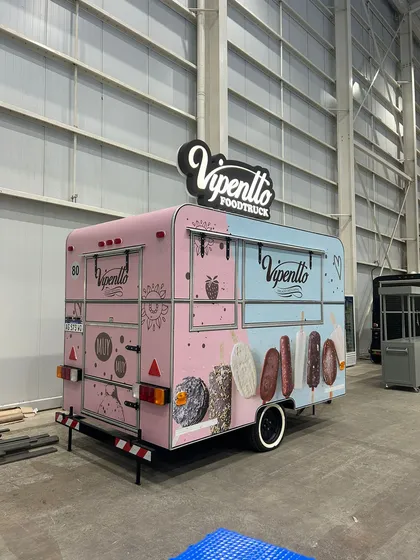 Trailer, Food Truck Para Heladería. Homologado