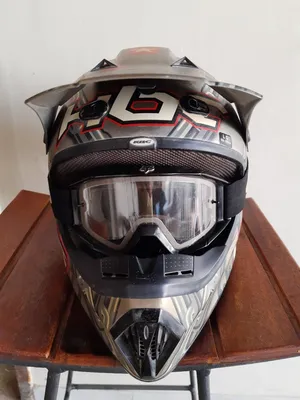 Casco motocross usado hotsell