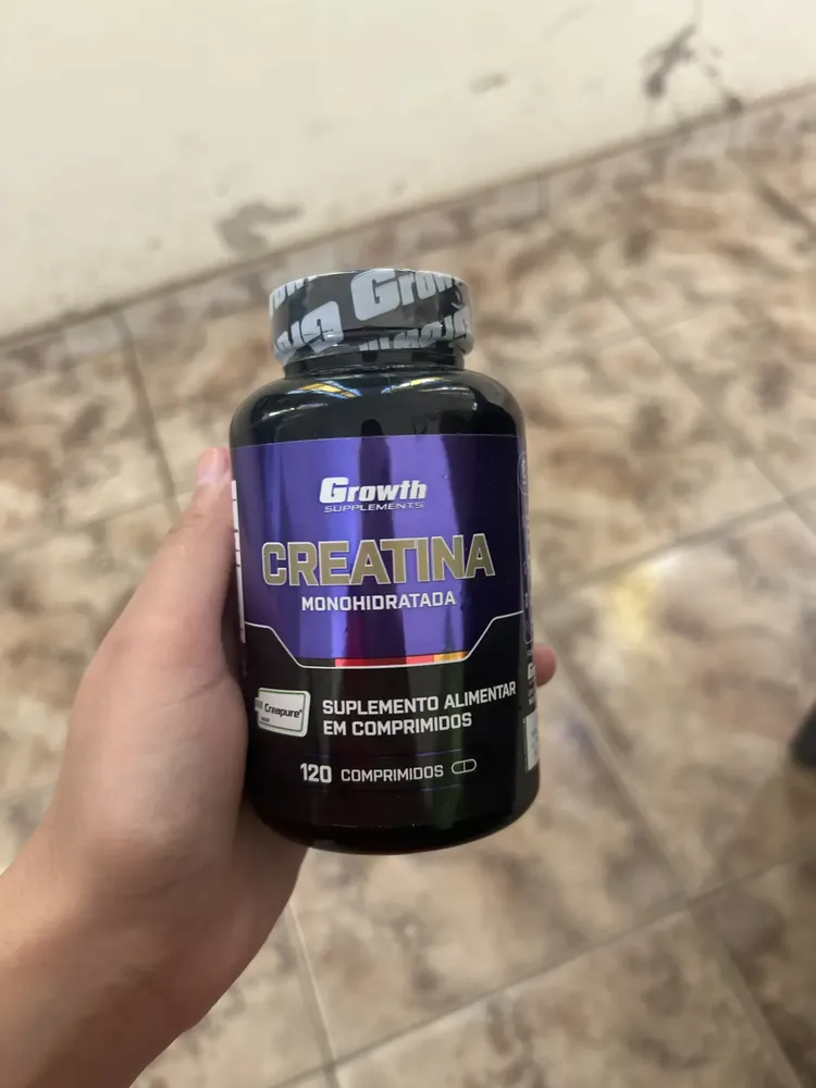 Creatina Creapure® 120 Comprimidos Growth Supplements Neutro