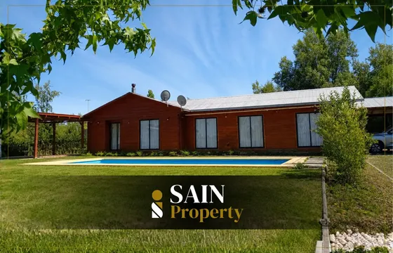Parcela De 7.043 M2 Con Casa, Piscina Y Viña Camino A Pinto