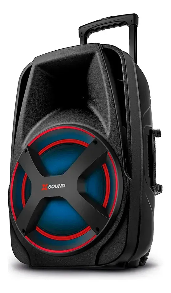 Caixa Amplificada Mondial CM-650-N 650W Bluetooth MIC Guitar