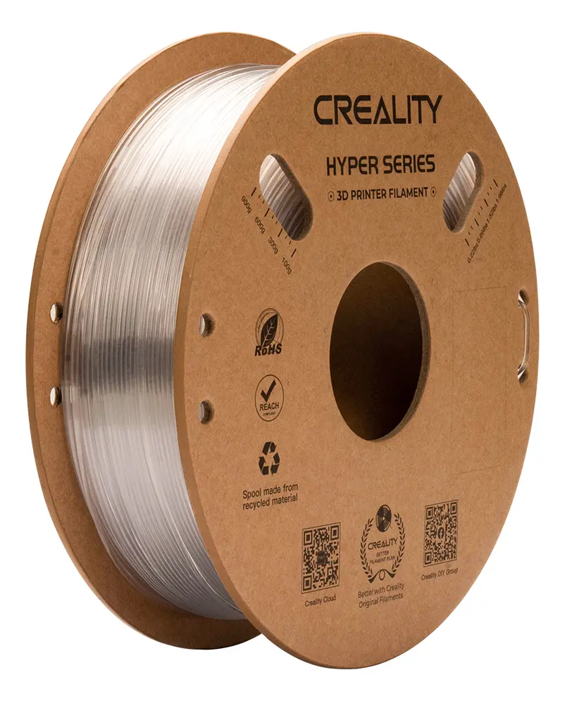 Creality Hyper PETG 1.75mm 1kg — Transparente