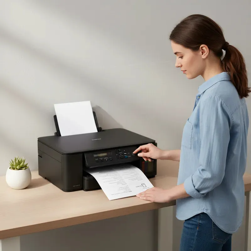 Impressora Multifuncional Brother Dcpt530dw Tank Wifi Bivolt Preta 110/127v 127/220v