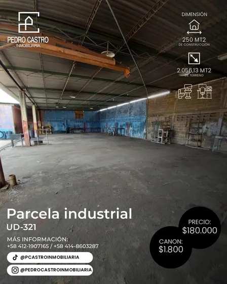 Venta De Parcela Industrial Ud321, Puerto Ordaz, Guayana, Venezuela