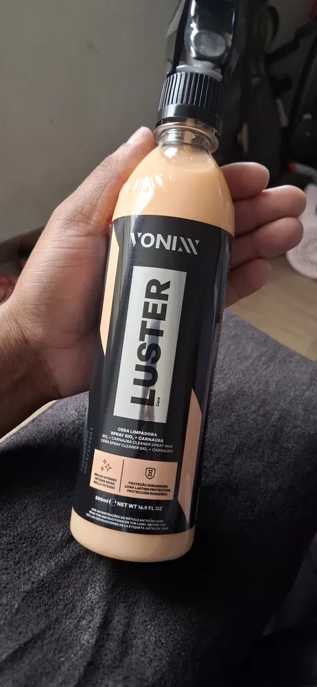 Luster 500ml Vonixx Cera Limpadora Alta Proteção Brilho Coral-claro - Imagem 2