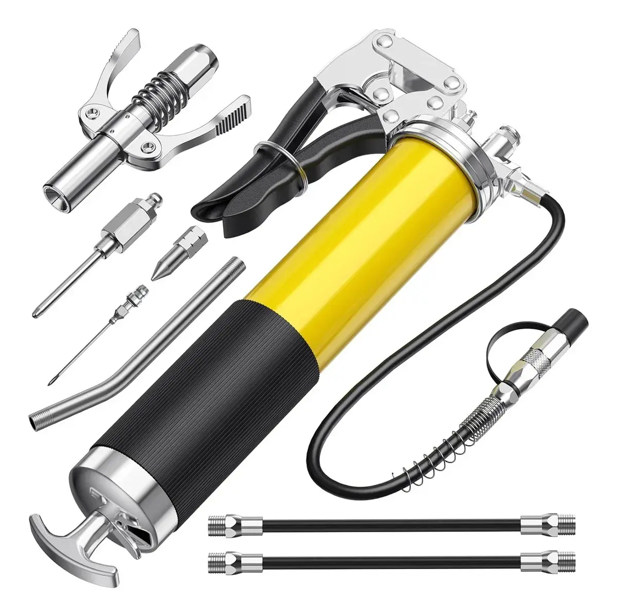 Bomba Engraxadeira Manual 8000psi Com Acessórios E Acoplador