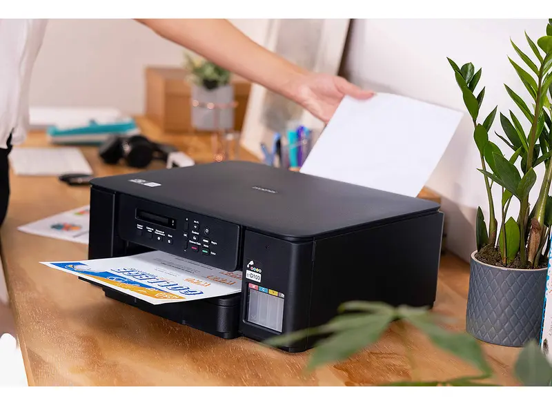 Impressora Brother Inkbenefit Dcp-t530dw Cor Preto 127/220 V 127/220v