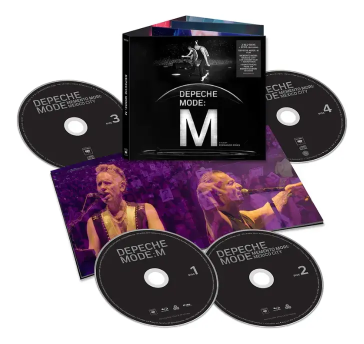 Depeche Mode - M - 2 Cd's + 2 Bluray's - Importado Estándar