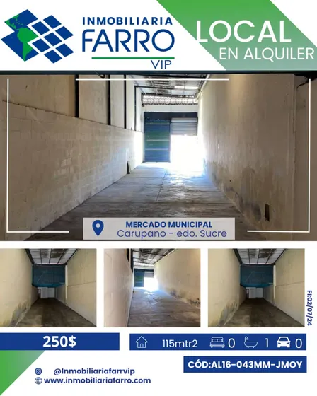 Local En Alquiler En El Mercado 