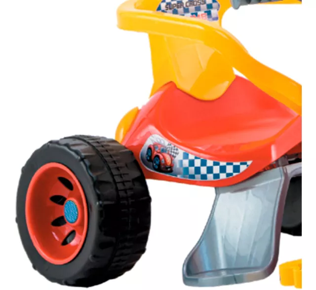 Motoca Triciclo Borboleta Infantil com Luz Tico Tico Brinquedo