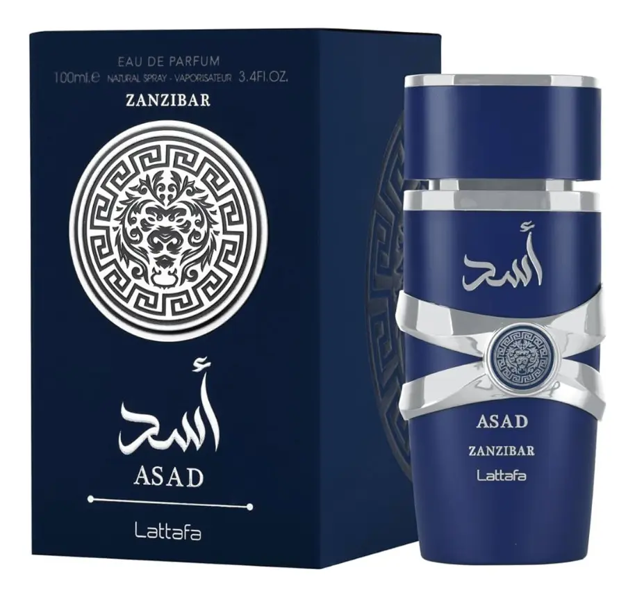 Lattafa Perfume Arabe Asad Zanzibar 2024 100ml - Perfume Árabe