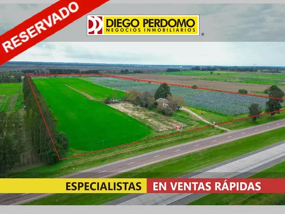 Chacra De 16,4 Has En Venta, Ruta Nº 1 Km 37