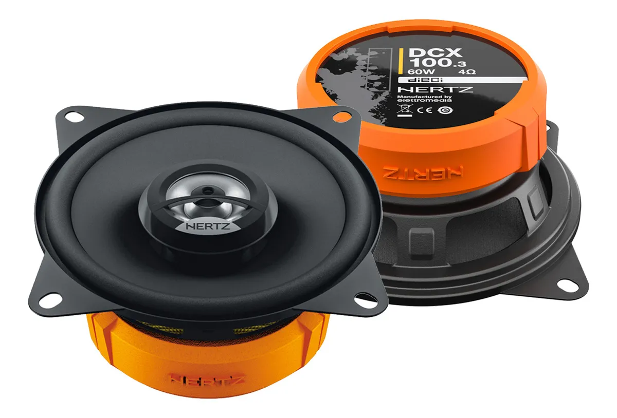 Par Alto Falante Coaxial Hertz Dcx 100.3 4 Polegadas 60w