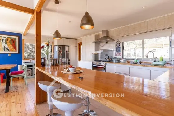 Exclusiva Casa Familiar Ecológica En Condominio De Tunquen