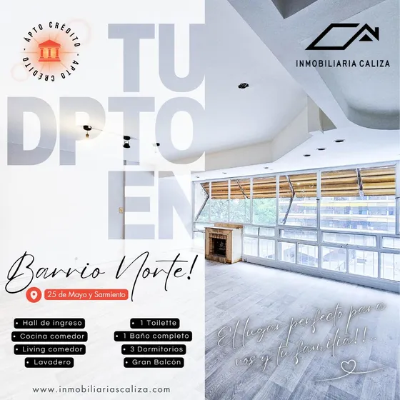 Venta Dpto 25 De Mayo Y Sarmiento - Barrio Norte