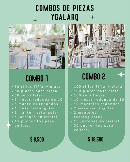 Alquiler De Silla Y Mesas Para Eventos