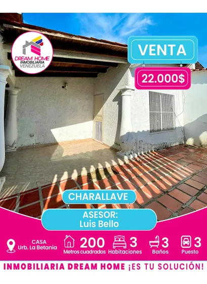 Casa En Venta  Urb. La Betania -  Charallave 