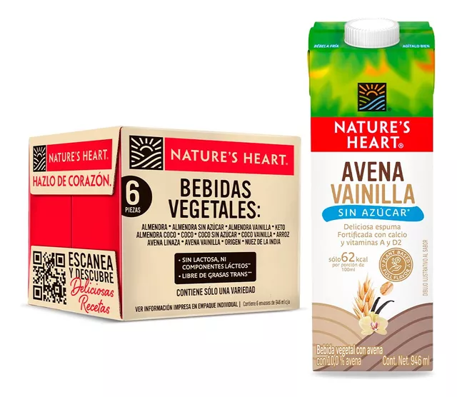 Terra Artesana Bebida de Avena 6 pzas de 946 ml