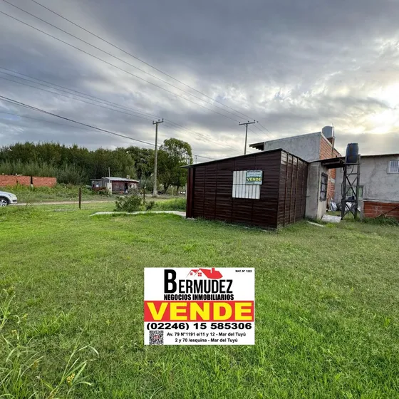 Venta Lote Con Cabaña De Madera  Calle 73 Y 13 Bis Mar Del Tuyu