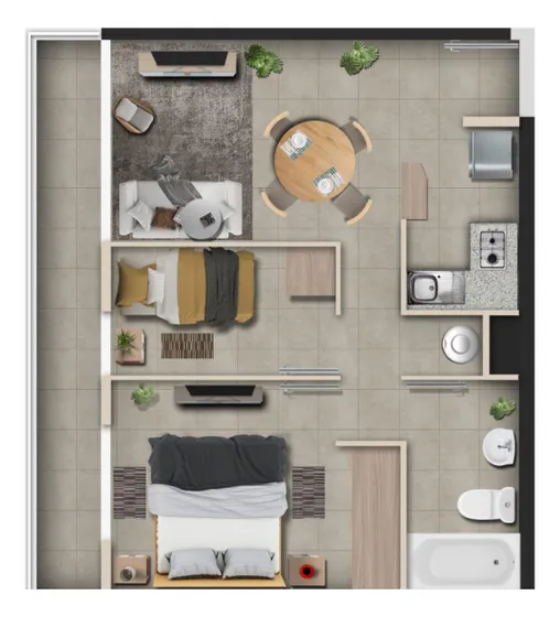Departamento En Venta De 2 Dorm. En Quinta Normal