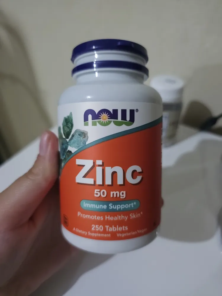 Zinco 50mg Now Foods 250 Tablets Sabor Sem sabor - Imagem 4