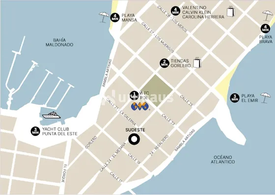 Venta Departamento A Estrenar 1 Dormitorio Punta Del Este Edifcio Sudeste