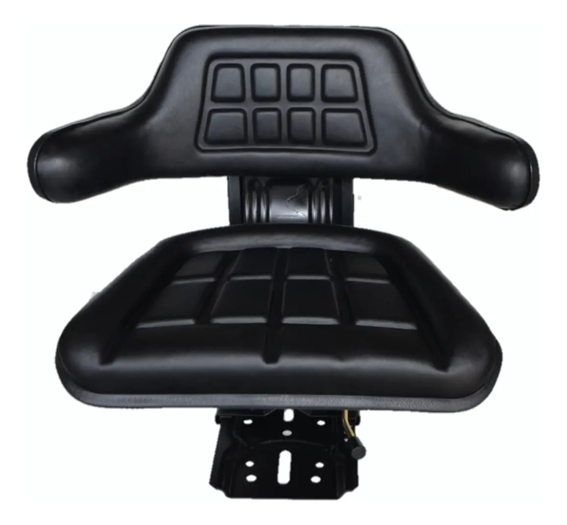Butaca Para Tractor Universal Negra, Asiento Con Riñonera
