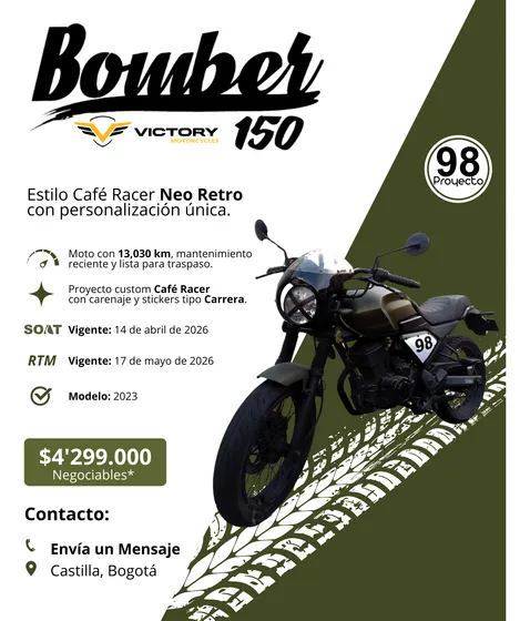 Victory Bomber 150 2023 - Café Racer