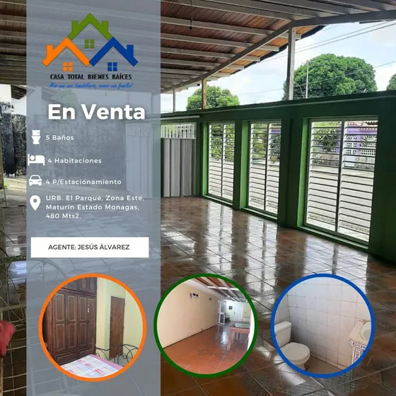 Se Vende Casa En La Urbanizacion El Parque Zona Este 