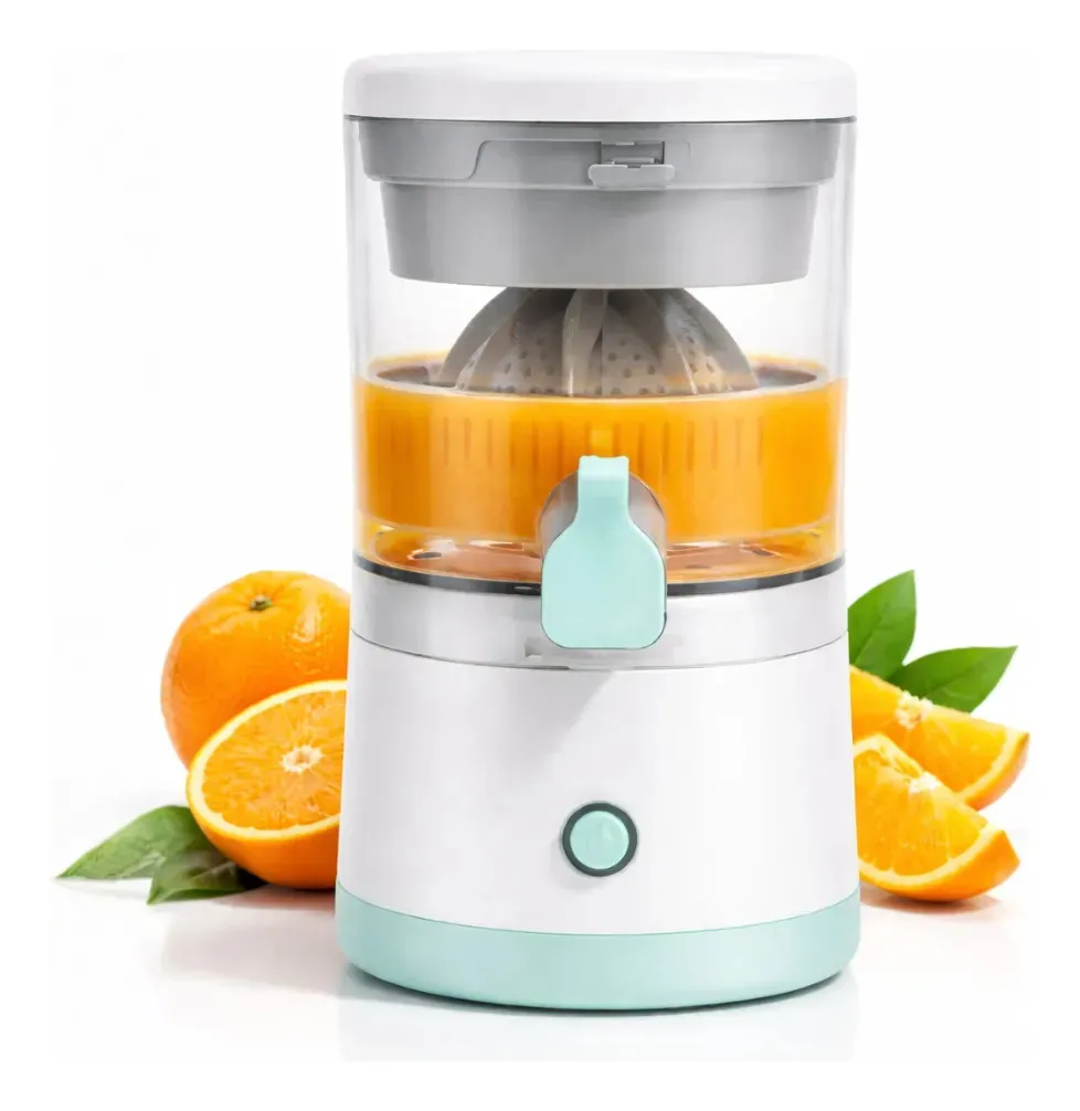 Espremedor Elétrico Portátil Epsilon para Laranja e Limão 400ml Recarregável USB