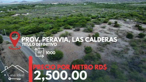 Se Vende En Las Calderas Bani En La Entrada 1000 Mts