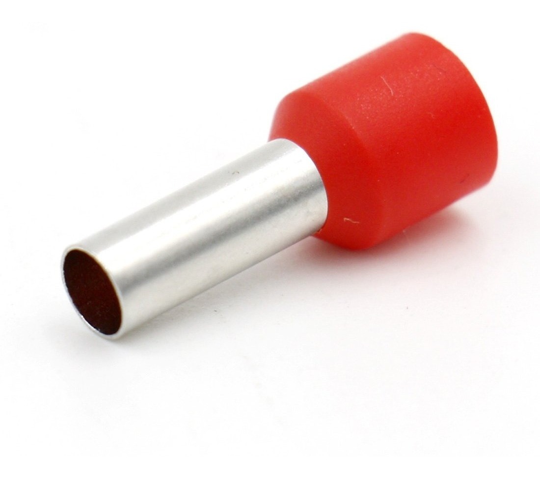 500x Terminales Ferrules Cilindricas Aisladas 10 Awg Envío gratis