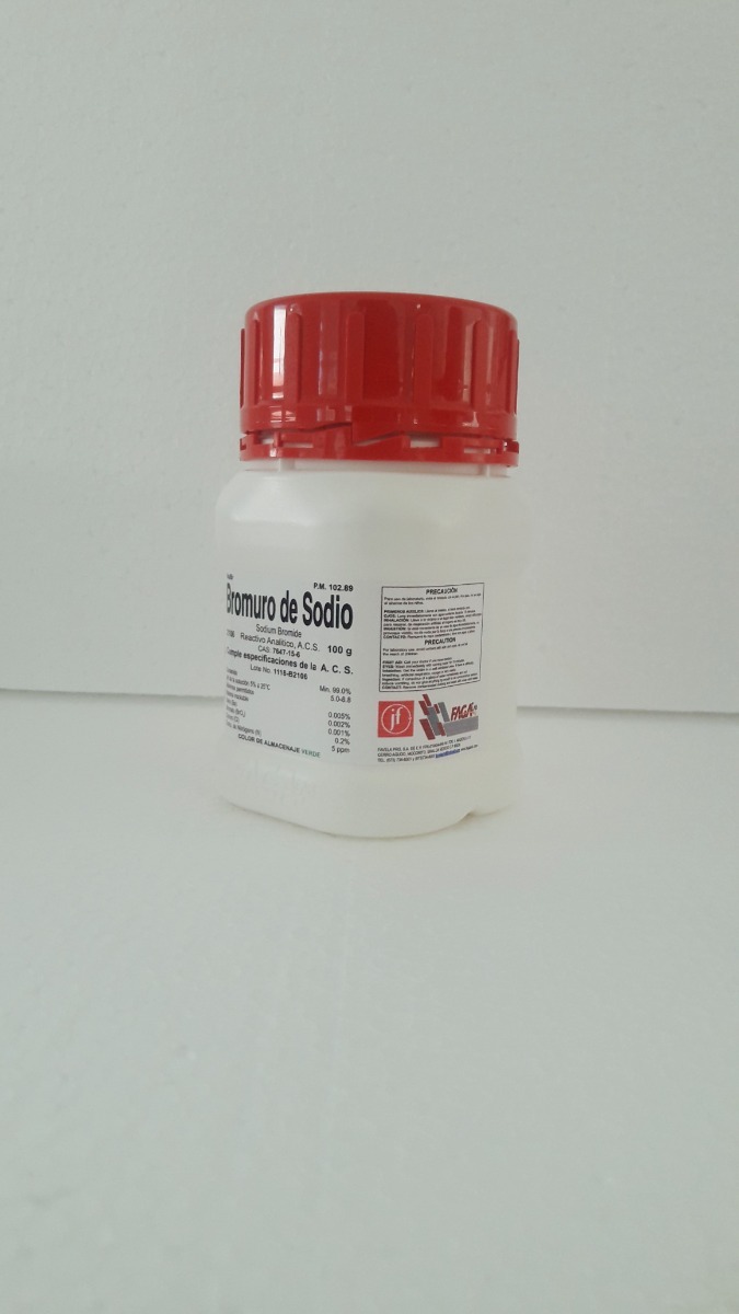 Bromuro De Sodio R. A. De 100 G Fagalab Mercado Libre