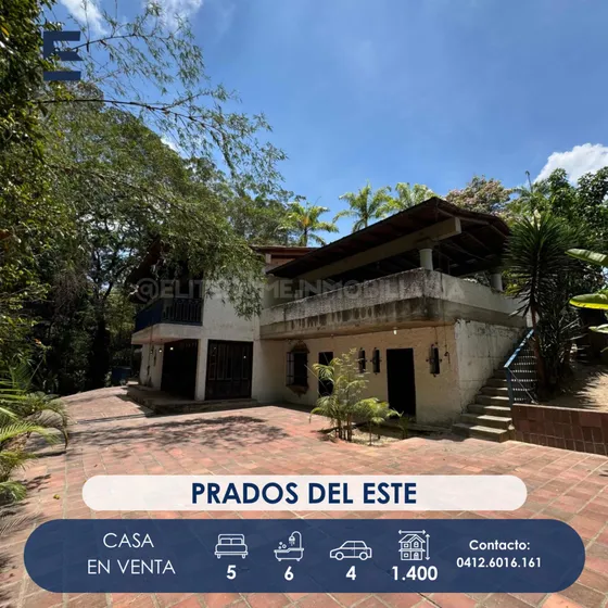 Casa En Venta En Prados Del Este, Calle Cerrada