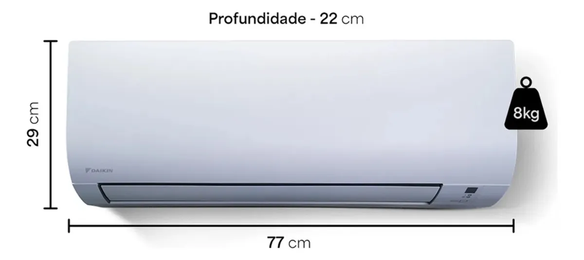 Ar Condicionado Daikin 12000 Btus Full Inverter Quente Frio Branco — foto 2