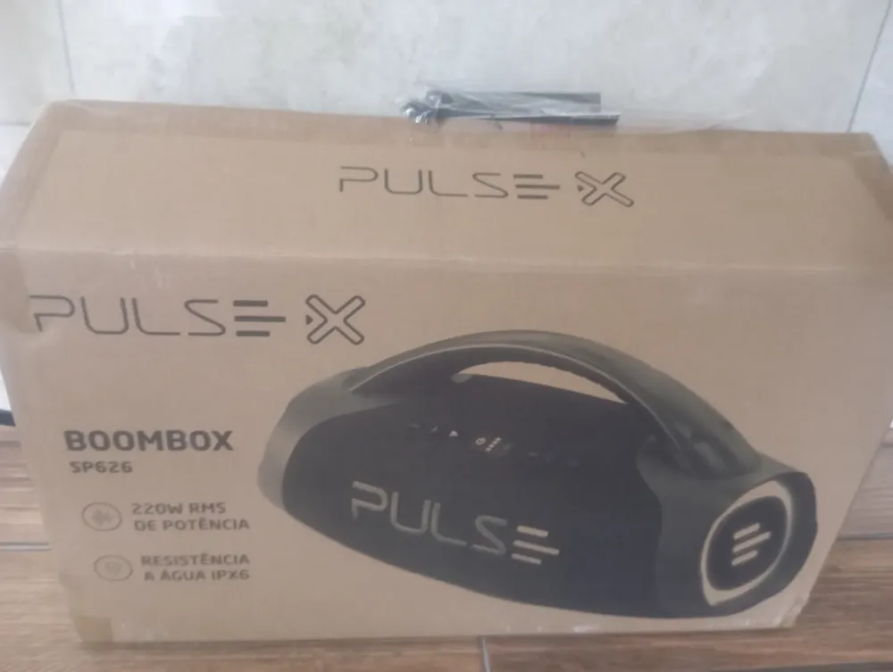 Caixa De Som Pulse X Boombox Bivolt 220w - Sp626 | Parcelamento