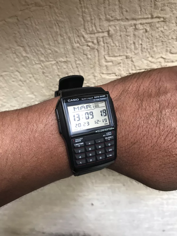 Reloj Casio Dbc32 Data Bank Calculador 5 Alarmas Despertador - $ 459.00 en  MercadoLibre