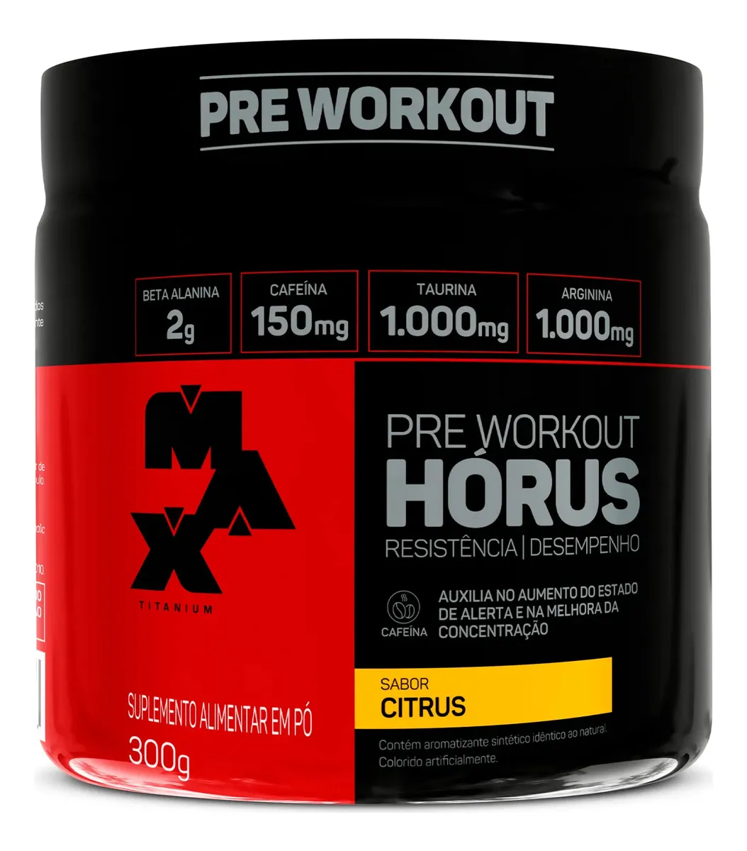 Suplemento em Pó Horus Max Titanium 300 G Citrus