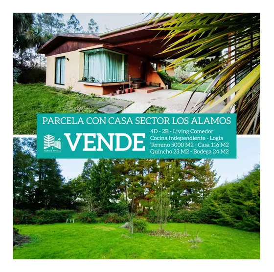 Vende Hermosa Parcela Con Casa 4 D-2 B Cam. Cholchol Km7 Tco