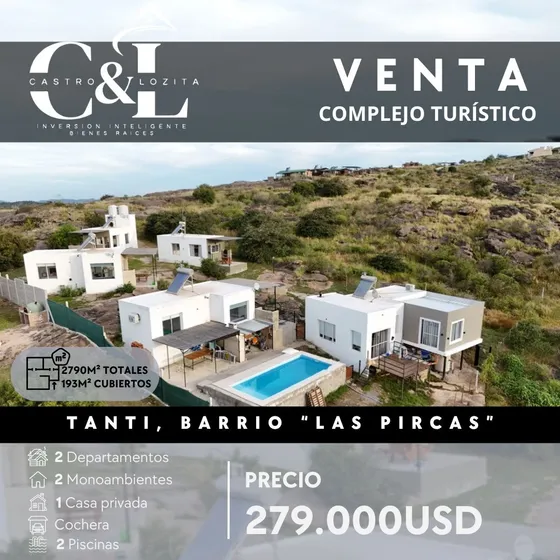 Venta De Complejo De 5 Unidades En Tanti, Ubicado En Barrio Semicerrado  Las Pircas 