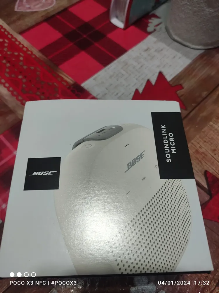 Caixa De Som Bluetooth Bose Soundlink Micro Portátil Cor Branco
