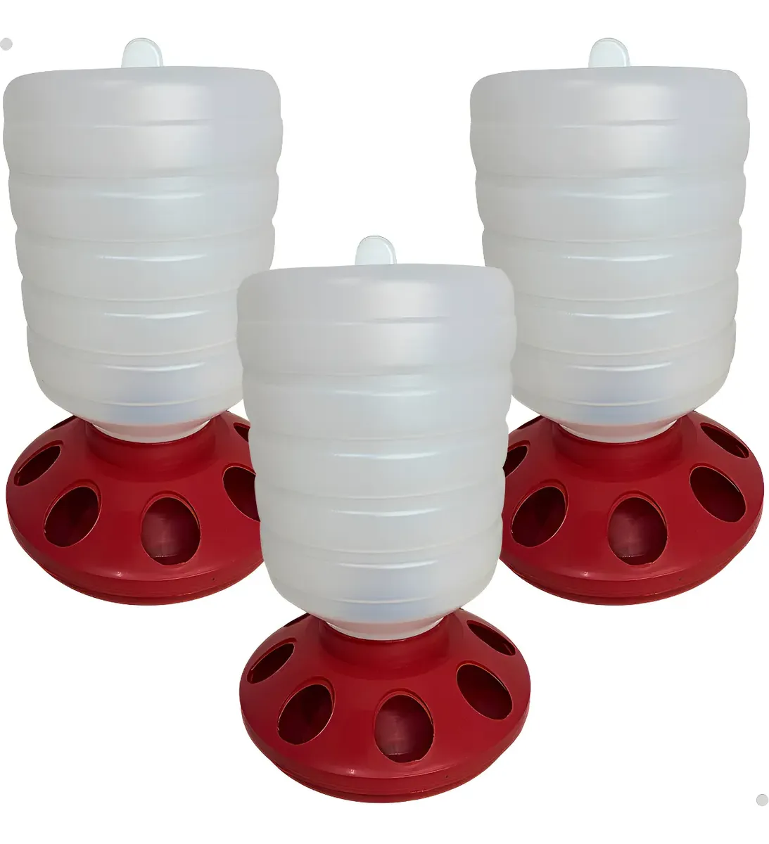 Kit 3 Comedouro Automatico Aves Pintinhos Codornas 1,5kg — imagem 1