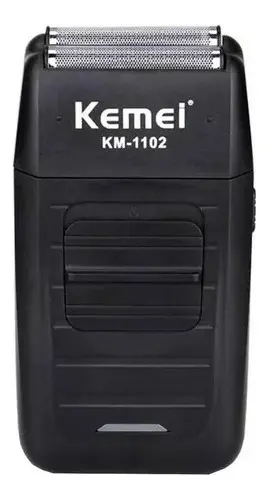 Barbeador Kemei Shaver KM-1102 Sem Fio Cabeças Laváveis