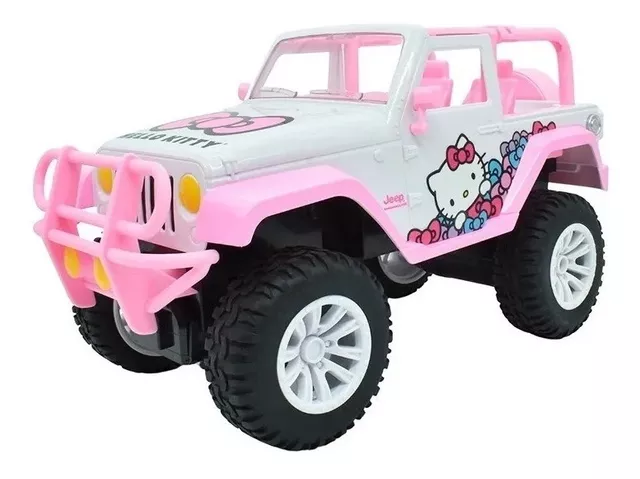 Hello Kitty Jeep Wrangler Radio Control Turbo Jada | Meses sin intereses