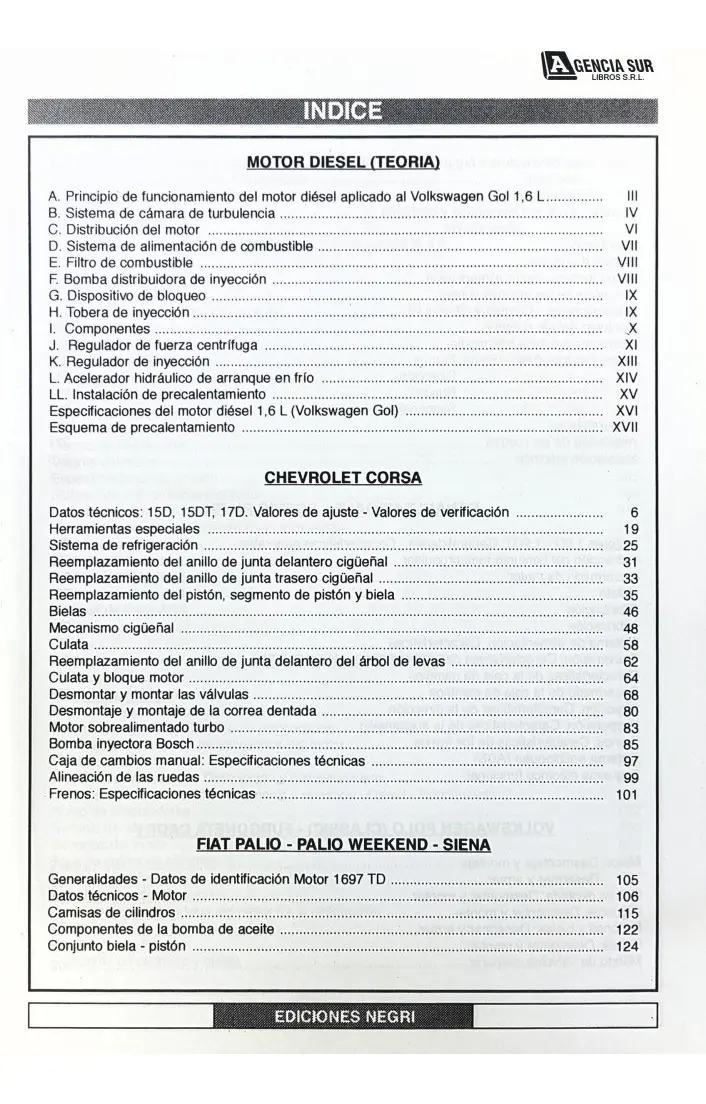 Manual y Guía Automotor DIESEL 1999