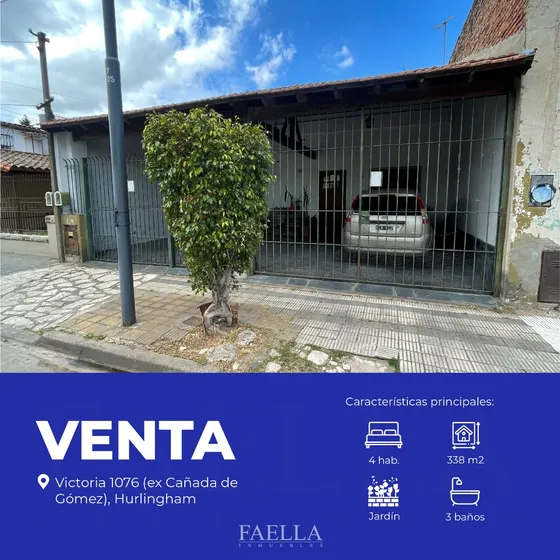 Venta Hurlingham Dos Casas En Bloque Subdivisión 